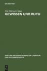 Image for Gewissen und Buch: Uber den Weg eines Begriffes in die deutsche Literatur des Mittelalters