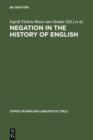 Image for Negation in the History of English