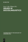 Image for Issues in Sociolinguistics