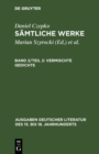 Image for Vermischte Gedichte: Deutsche Gedichte