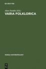 Image for Varia Folklorica