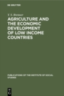 Image for Agriculture and the Economic Development of Low Income Countries