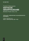 Image for Briefwechsel 1803 - 1804: (Briefe 1541 - 1830)