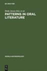 Image for Patterns in Oral Literature