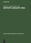 Image for Infinite Groups 1994: Proceedings of the International Conference held in Ravello, Italy, May 23-27, 1994