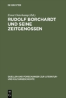 Image for Rudolf Borchardt und seine Zeitgenossen