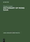 Image for Dictionary of Mong Njua: A Miao (Meo) Language of Southeast Asia