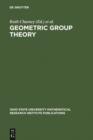 Image for Geometric Group Theory: Proceedings of a Special Research Quarter at The Ohio State University, Spring 1992