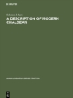 Image for A Description of Modern Chaldean
