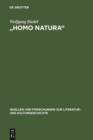 Image for &quot;Homo Natura&quot;: Literarische Anthropologie um 1900