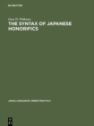 Image for The Syntax of Japanese Honorifics