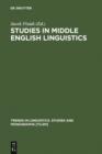 Image for Studies in Middle English Linguistics
