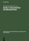 Image for Early Childhood Intervention: Theory, Evaluation, and Practice : 20