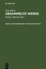 Image for Der Widerstreit Von Raum Und Zeit: Schriften Zur Geschichtsphilosophie