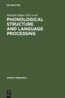 Image for Phonological Structure and Language Processing: Cross-Linguistic Studies