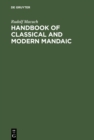 Image for Handbook of Classical and Modern Mandaic