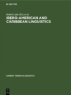 Image for Ibero-american and Caribbean Linguistics