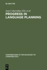 Image for Progress in Language Planning: International Perspectives : 31