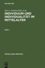 Image for Individuum und Individualitat im Mittelalter : 24