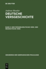 Image for Der Fruhneudeutsche Vers. Der Neudeutsche Vers