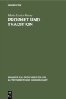 Image for Prophet Und Tradition: Versuch Einer Problemstellung