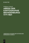 Image for Abriss der Kartographie Brandenburgs 1771-1821 : 35