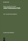 Image for Hans-Joachim Kowalsky: Vektoranalysis. Teil 1
