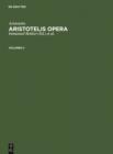 Image for Aristoteles: Aristotelis Opera. Volumen II