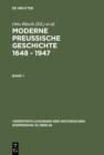 Image for Moderne Preussische Geschichte 1648 - 1947: Eine Anthologie