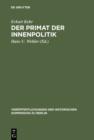 Image for Der Primat der Innenpolitik: Gesammelte Aufsatze zur preussisch-deutschen Sozialgeschichte im 19. und 20. Jahrhundert