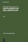 Image for Supplementum Hellenisticum