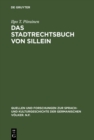 Image for Das Stadtrechtsbuch von Sillein: Einleitung, Edition und Glossar