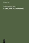 Image for Lexicon to Pindar