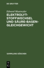 Image for Elektrolytstoffwechsel und Saure-Basen-Gleichgewicht