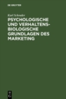Image for Psychologische und verhaltensbiologische Grundlagen des Marketing