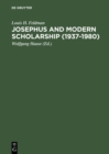 Image for Josephus and Modern Scholarship (1937-1980)