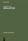 Image for Simulation: Grundlagen, Techniken, Anwendungen