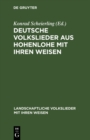 Image for Deutsche Volkslieder aus Hohenlohe mit ihren Weisen