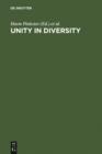 Image for Unity in Diversity: Papers Presented to Simon C. Dik on his 50th Birthday