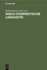 Image for Nach-chomskysche Linguistik: Neuere Arbeiten Von Berliner Linguisten