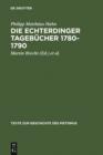 Image for Die Echterdinger Tagebucher 1780-1790 : VIII/2