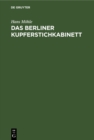 Image for Das Berliner Kupferstichkabinett