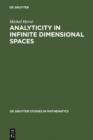 Image for Analyticity in Infinite Dimensional Spaces