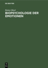 Image for Biopsychologie Der Emotionen: Studien Zu Aktiviertheit Und Emotionalitat