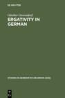 Image for Ergativity in German