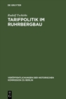 Image for Tarifpolitik im Ruhrbergbau: 1918-1933 : 64