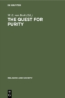 Image for Quest for Purity: Dynamics of Puritan Movements
