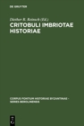Image for Critobuli Imbriotae Historiae