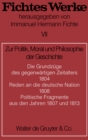 Image for Zur Politik, Moral und Philosophie der Geschichte