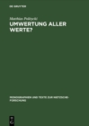 Image for Umwertung Aller Werte?: Deutsche Literatur Im Urteil Nietzsches